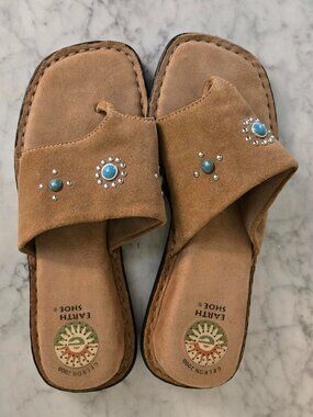 Earth Shoe Gelron 2000 Slide Boho Sandals Women's Size 8 NWOT